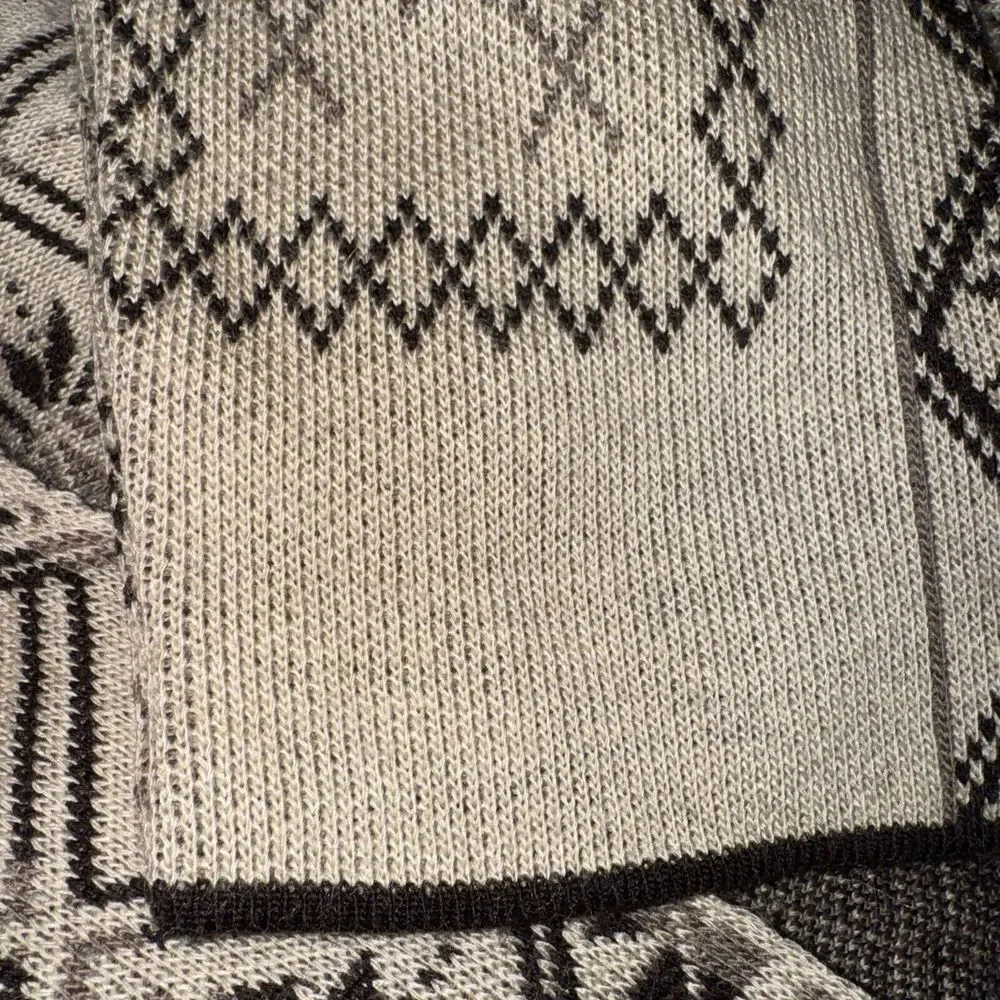 Uludag Triko Cardigan‎ Women's Size M Sweater Fringe Boho Southwestern Aztec
